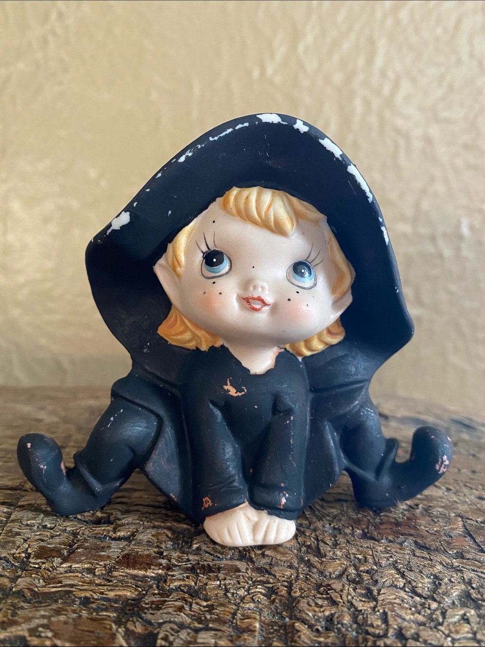 🖤Rare Vintage🖤Fairy Pixie Witch Halloween Figurine